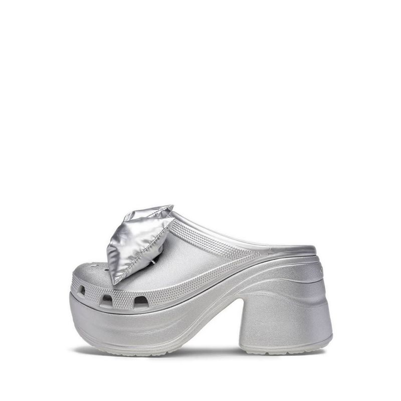 CROCS SIREN METALLIC BOW CLOG