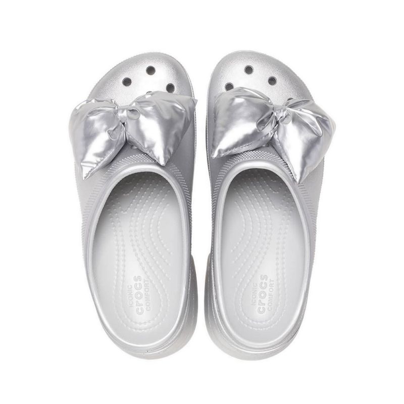 CROCS SIREN METALLIC BOW CLOG