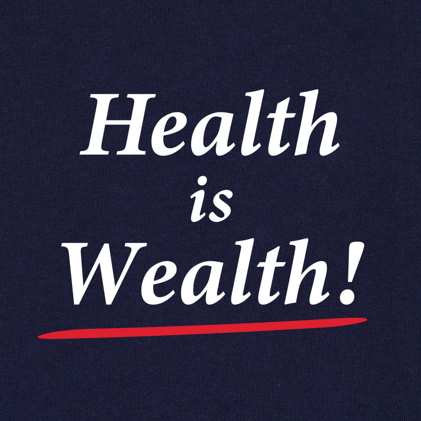 SPORTY & RICH HEALTH IS WEALTH T-SHIRT