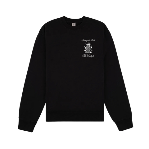 SPORTY & RICH THE CARLYLE CREST CREWNECK