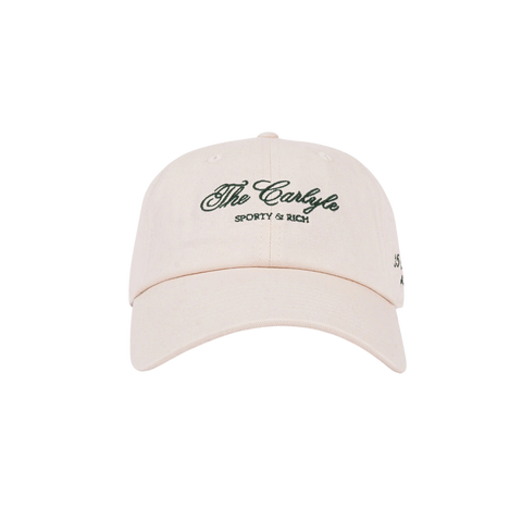 SPORTY & RICH THE CARLYLE SOUVENIR COTTON HAT