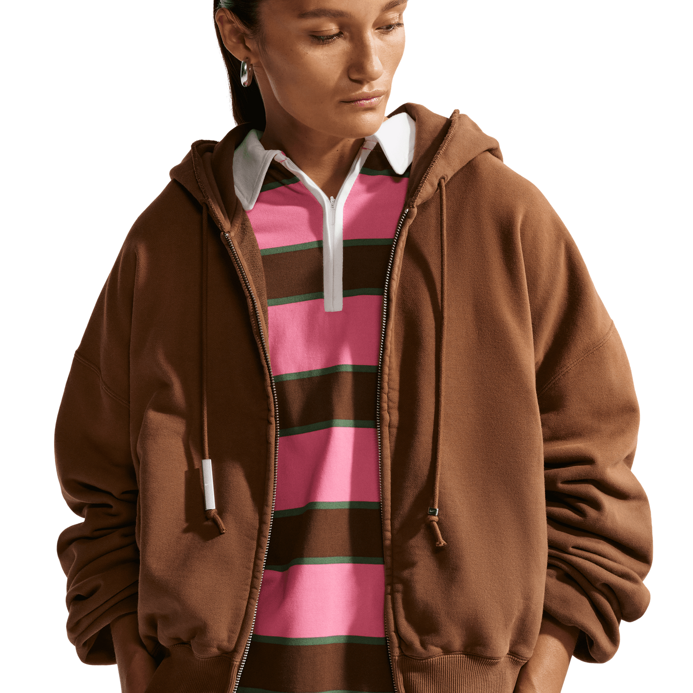 NIKE W NRG NK STDO FLC HDY