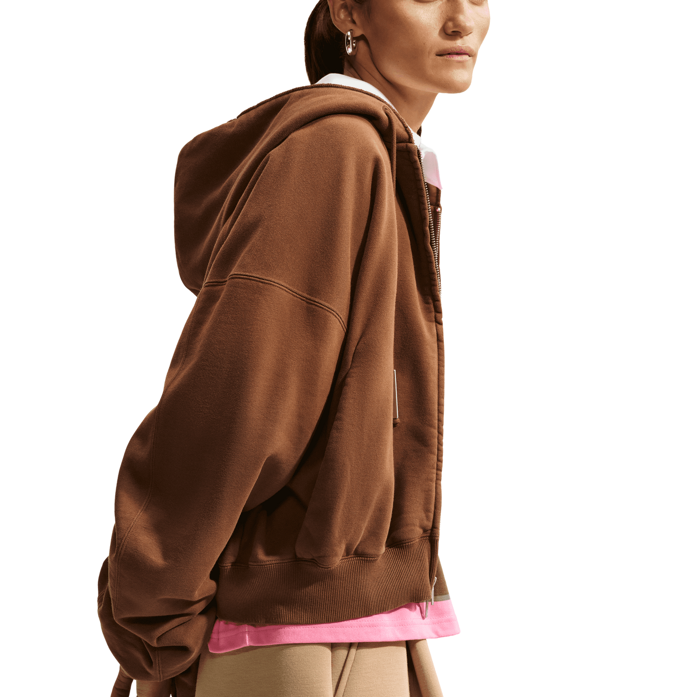 NIKE W NRG NK STDO FLC HDY