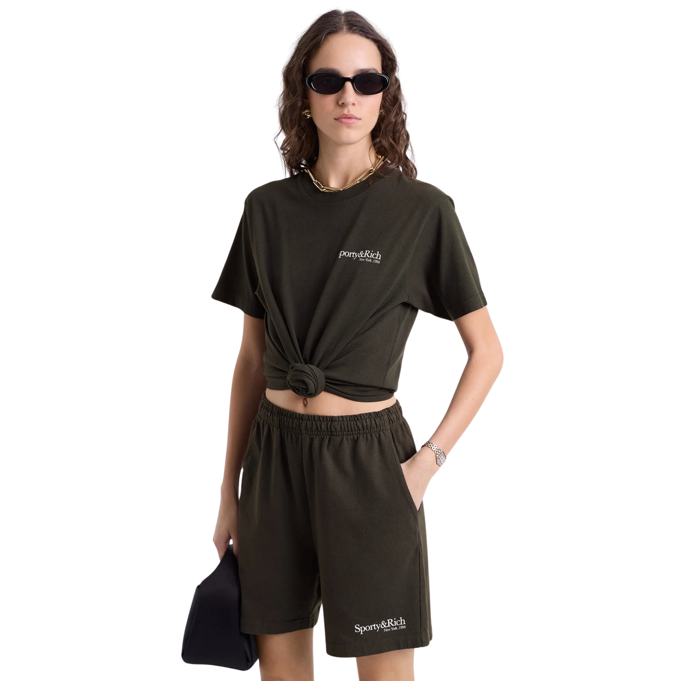 SPORTY & RICH HWCNY GYM SHORT