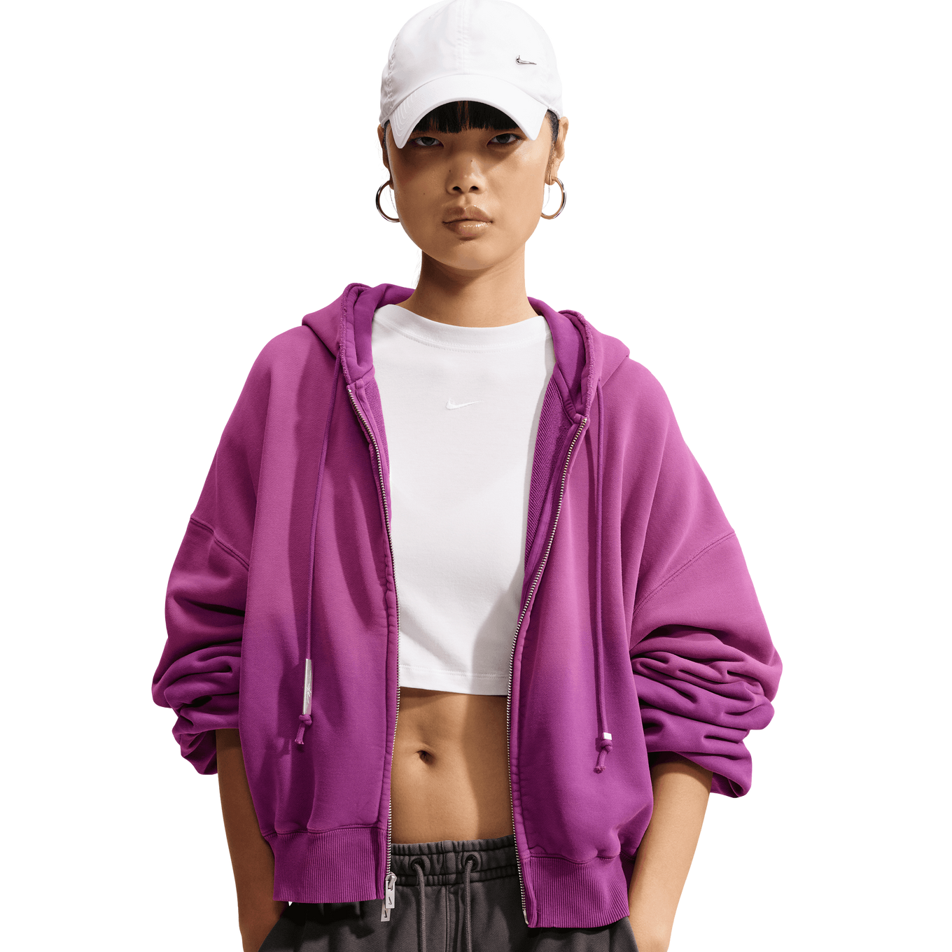 NIKE W NRG NK STDO FLC HDY
