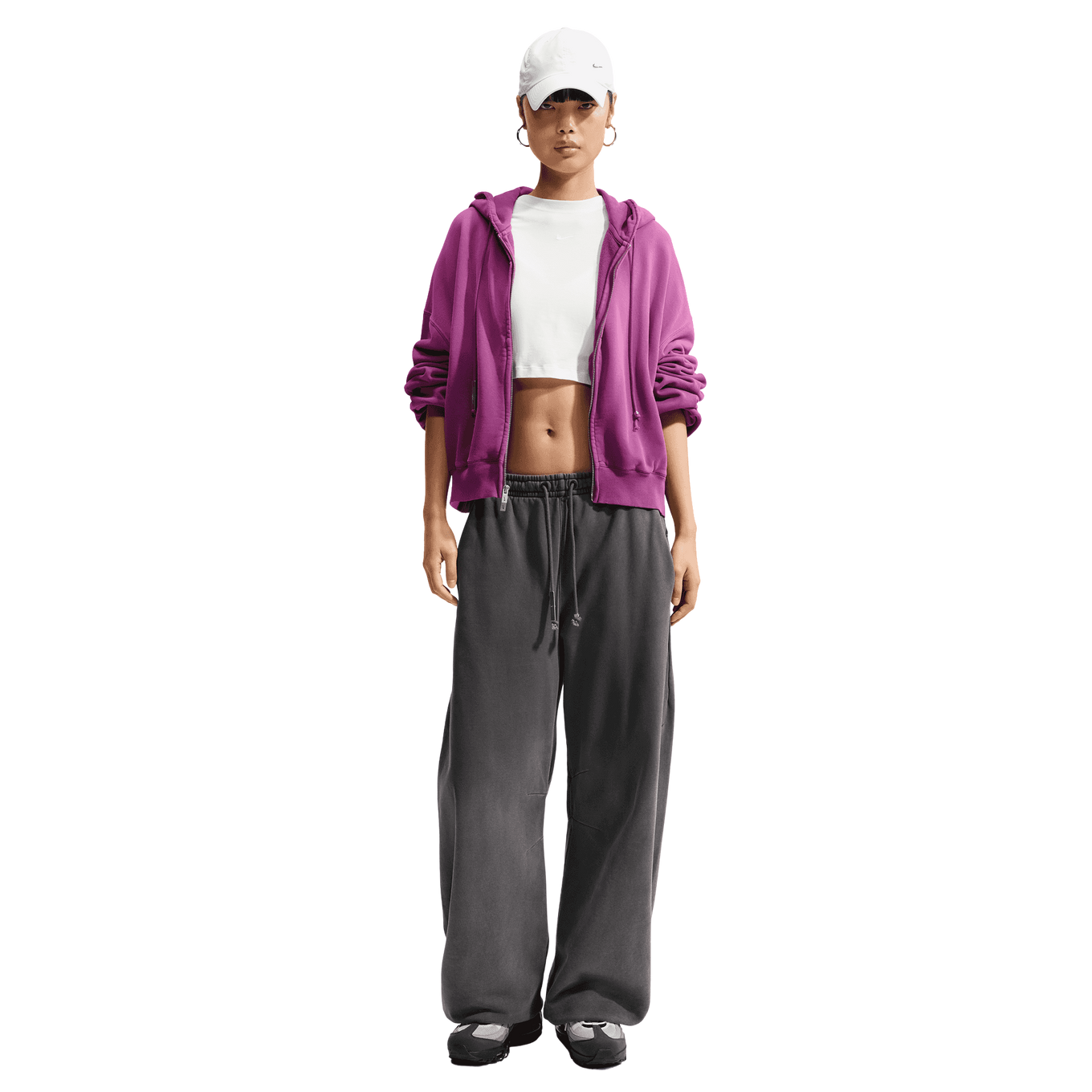 NIKE W NRG NK STDO FLC HDY