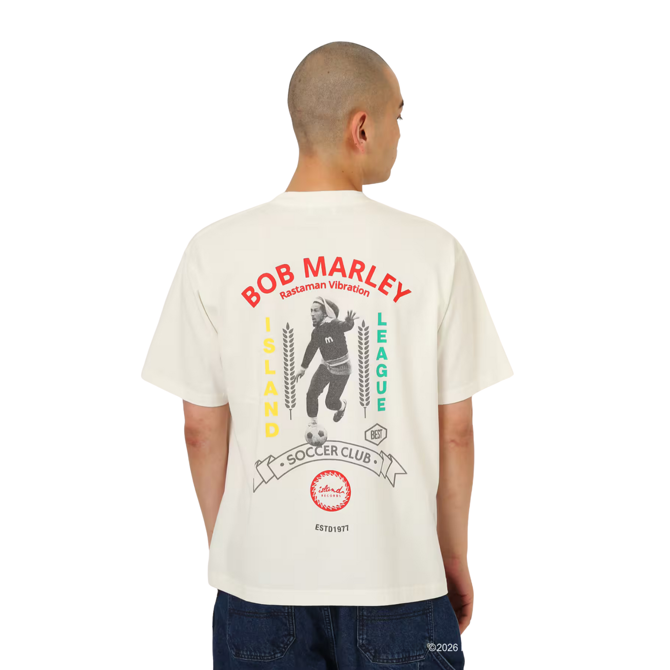 ATMOS BOB MARLEY "FOOTBALL" T-SHIRT