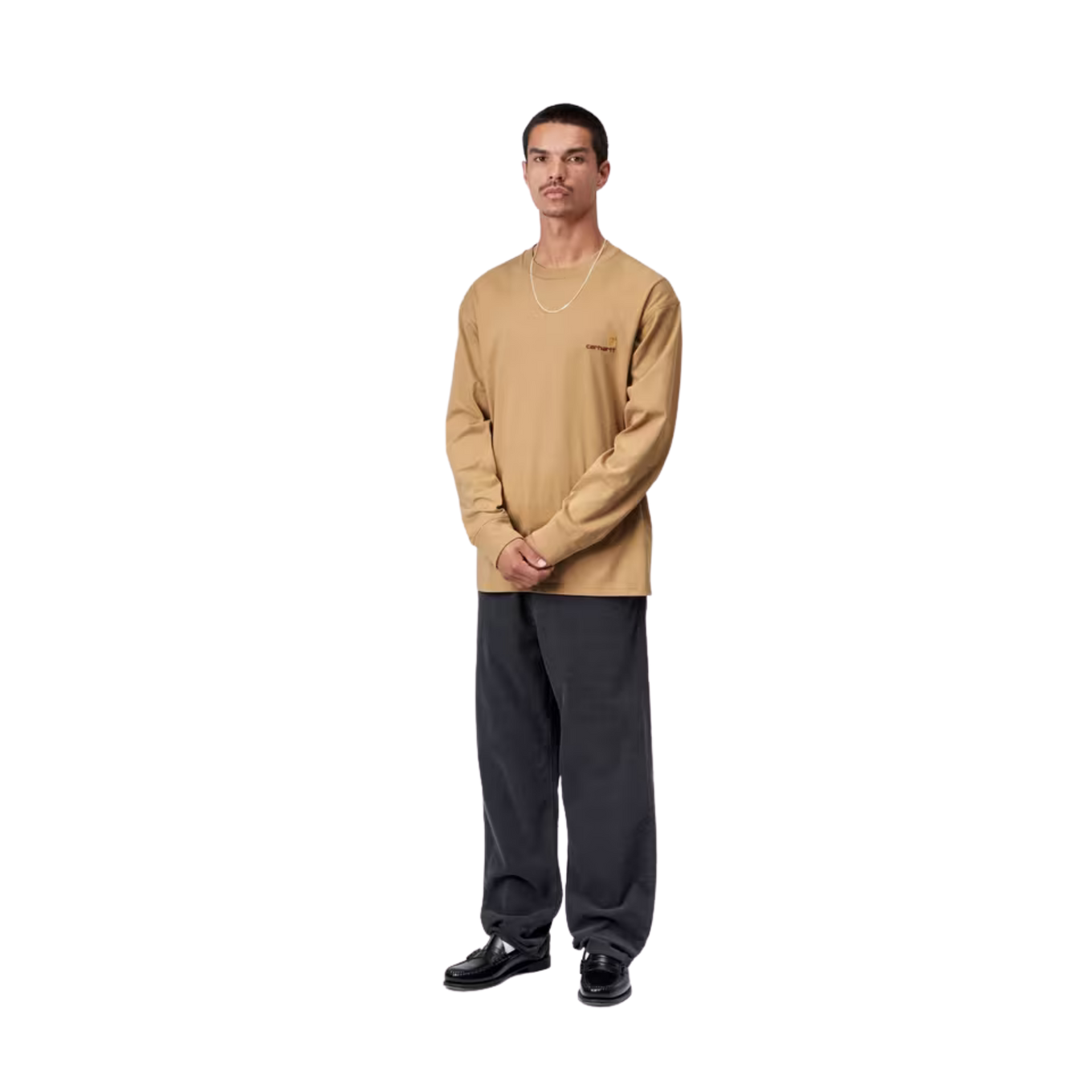 CARHARTT WIP L/S AMERICAN SCRIPT T-SHIRT