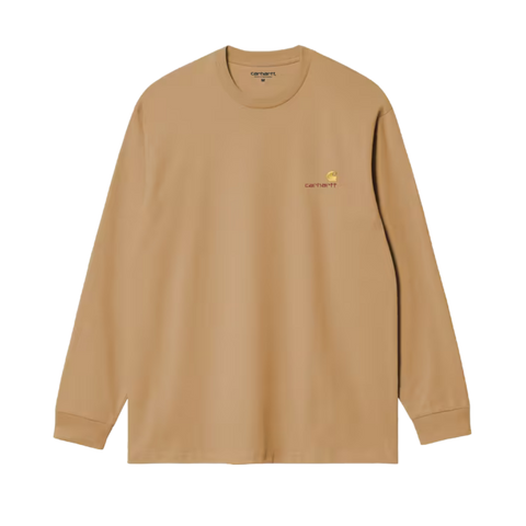 CARHARTT WIP L/S AMERICAN SCRIPT T-SHIRT