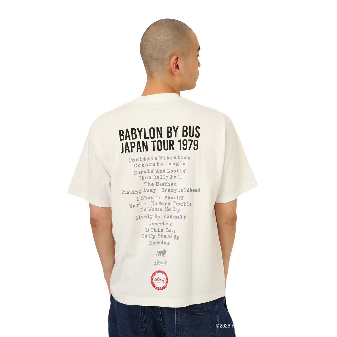 ATMOS BOB MARLEY "BABYLON BY BUS" T-SHIRT