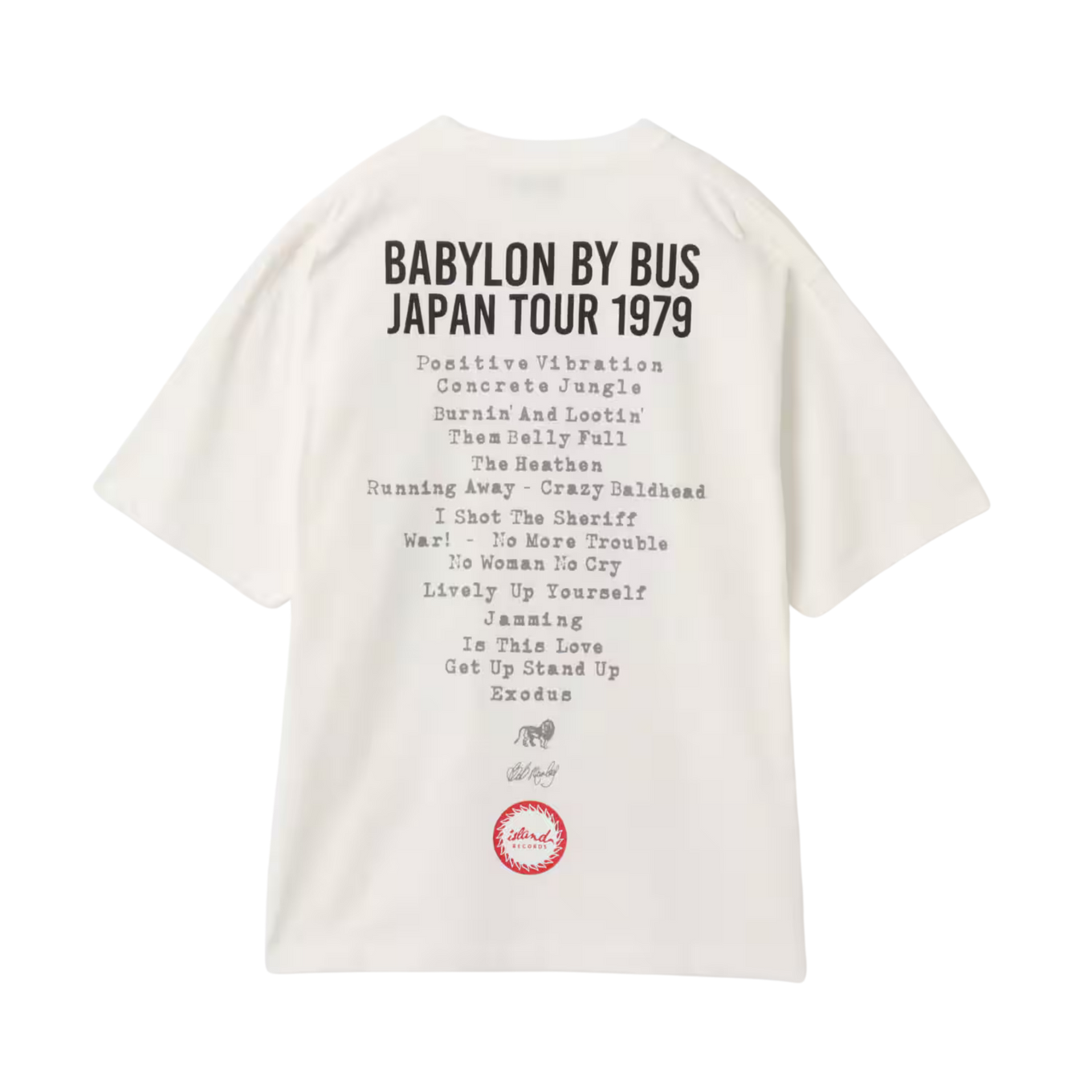 ATMOS BOB MARLEY "BABYLON BY BUS" T-SHIRT