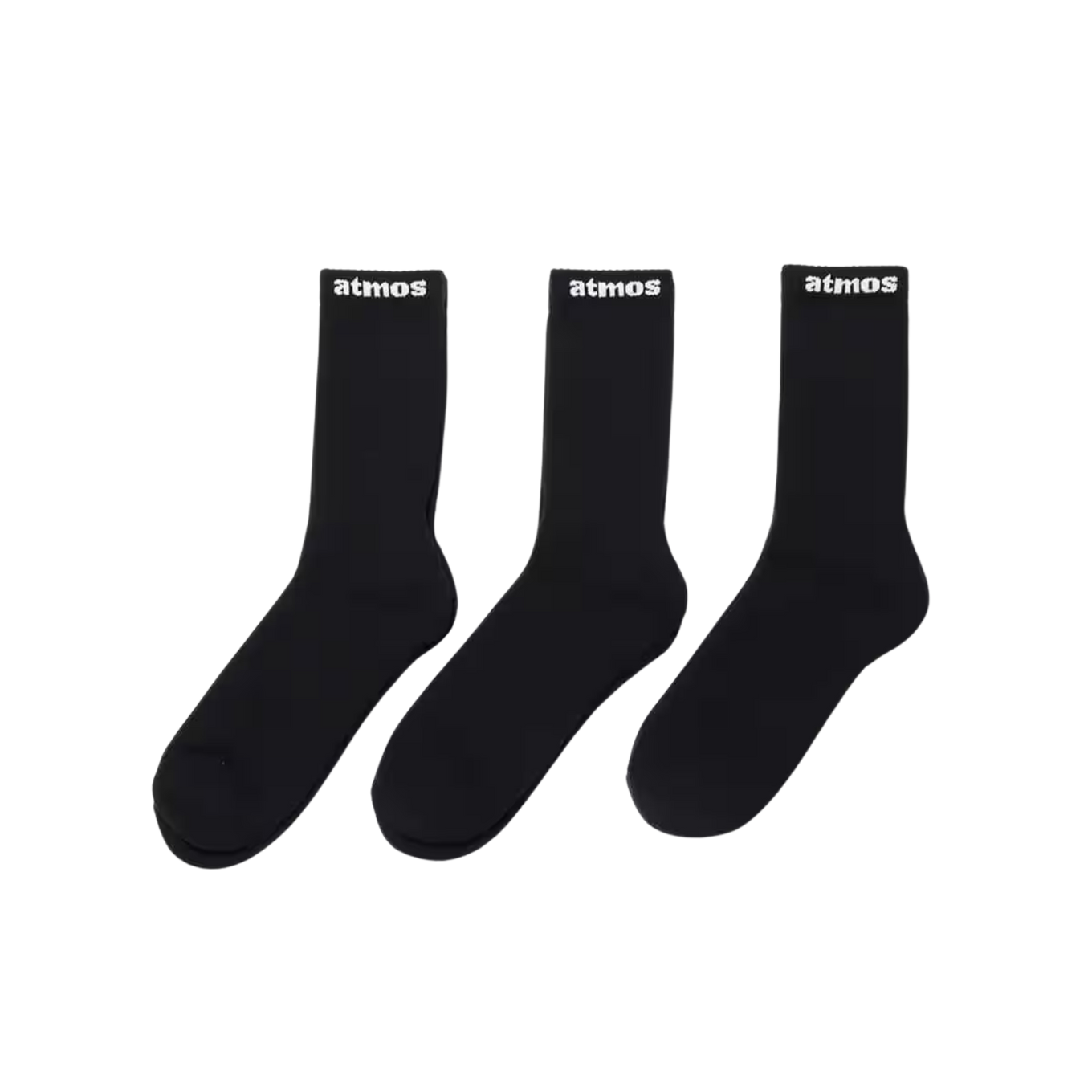 ATMOS SMALL JACQUARD LOGO 3P SOCKS