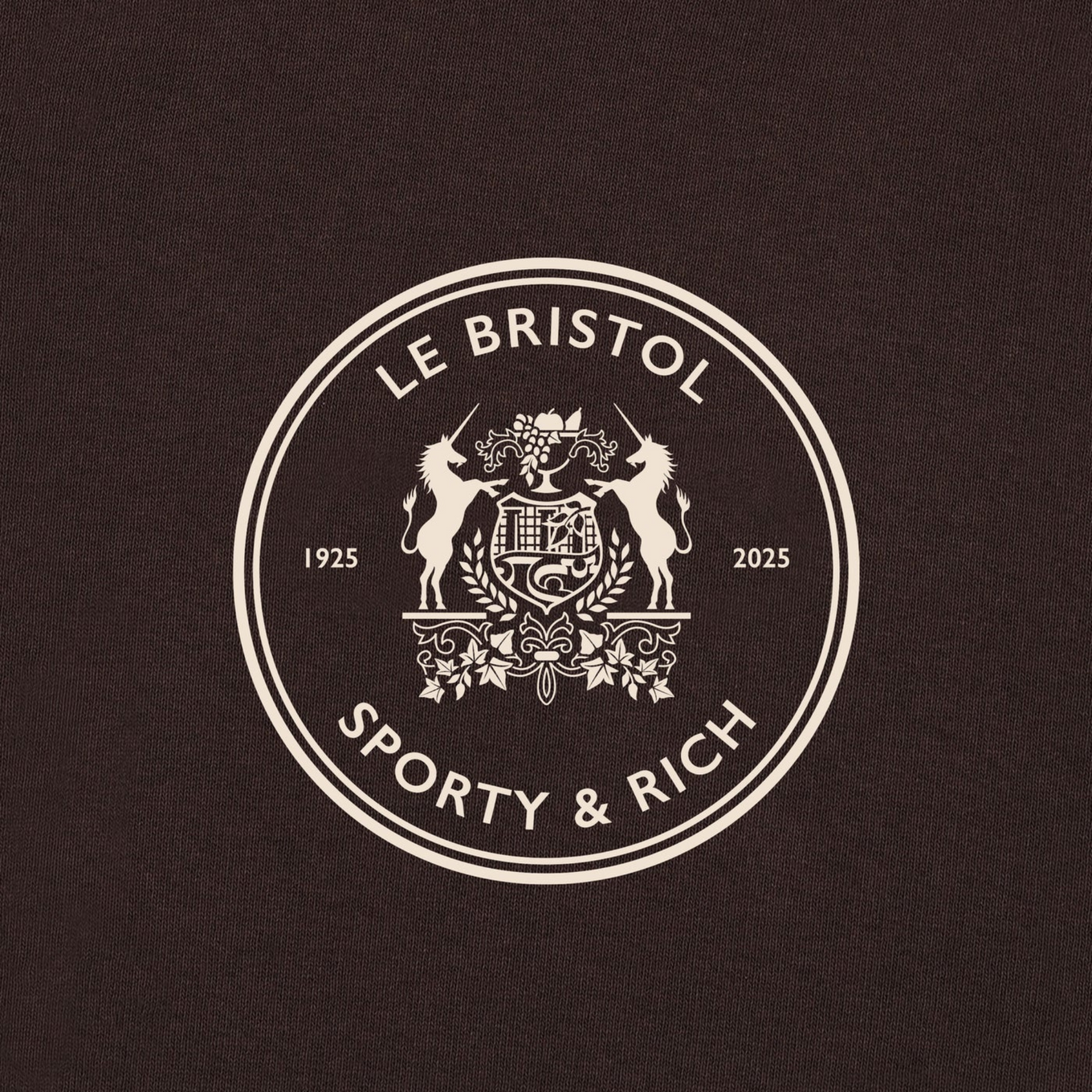 SPORTY & RICH BRISTOL CREST 100TH CREWNECK