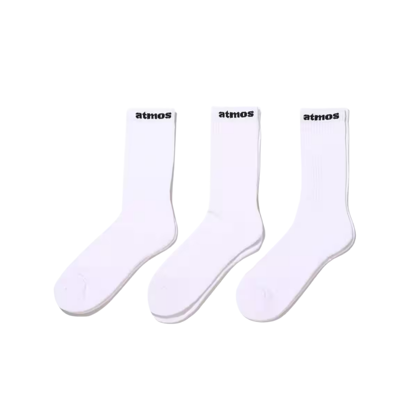 ATMOS SMALL JACQUARD LOGO 3P SOCKS