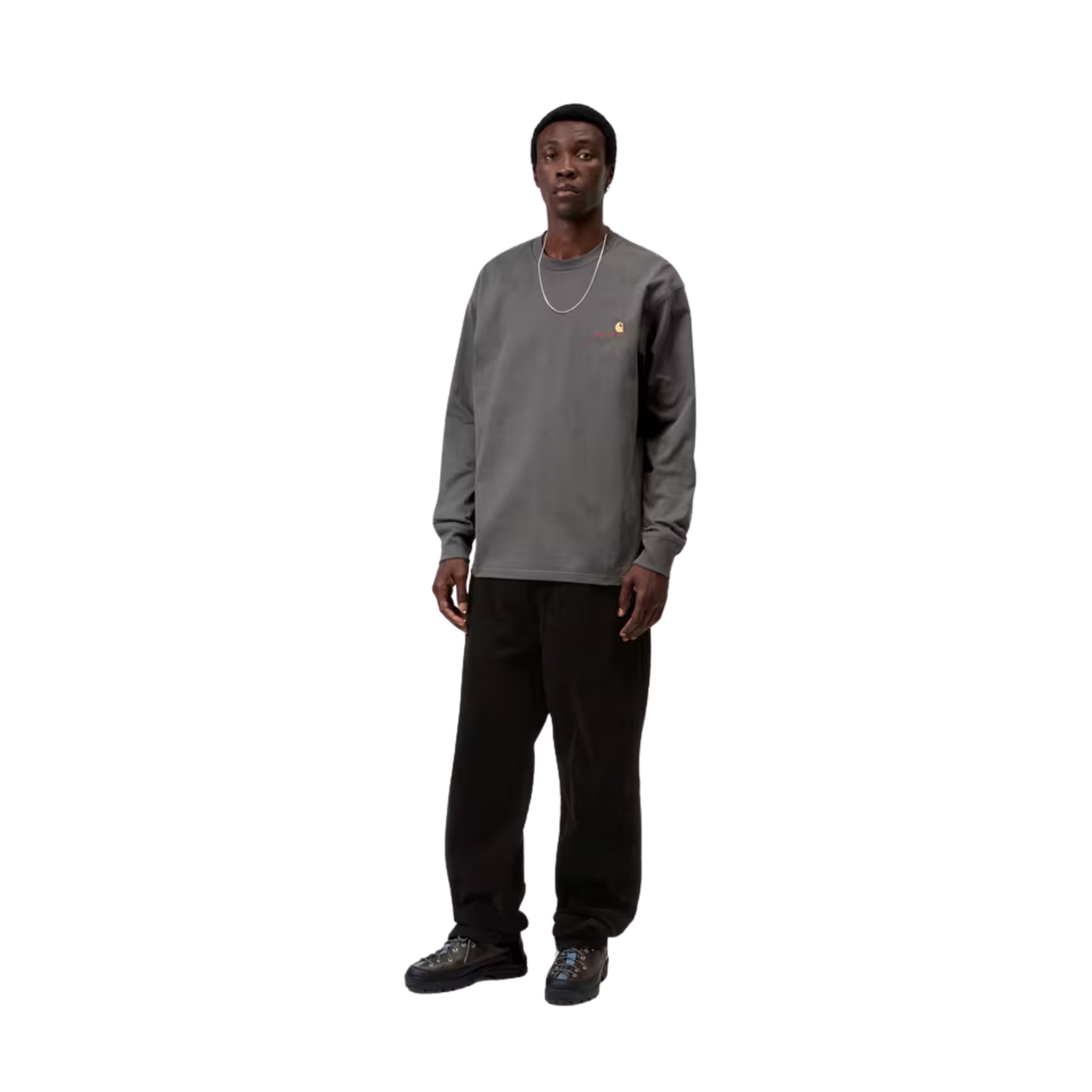 CARHARTT WIP L/S AMERICAN SCRIPT T-SHIRT