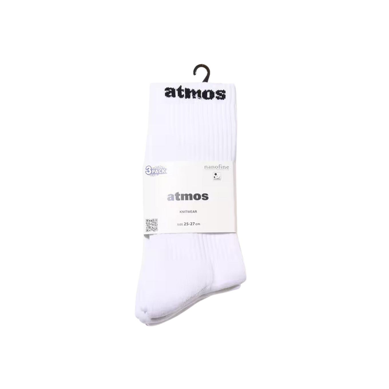 ATMOS SMALL JACQUARD LOGO 3P SOCKS