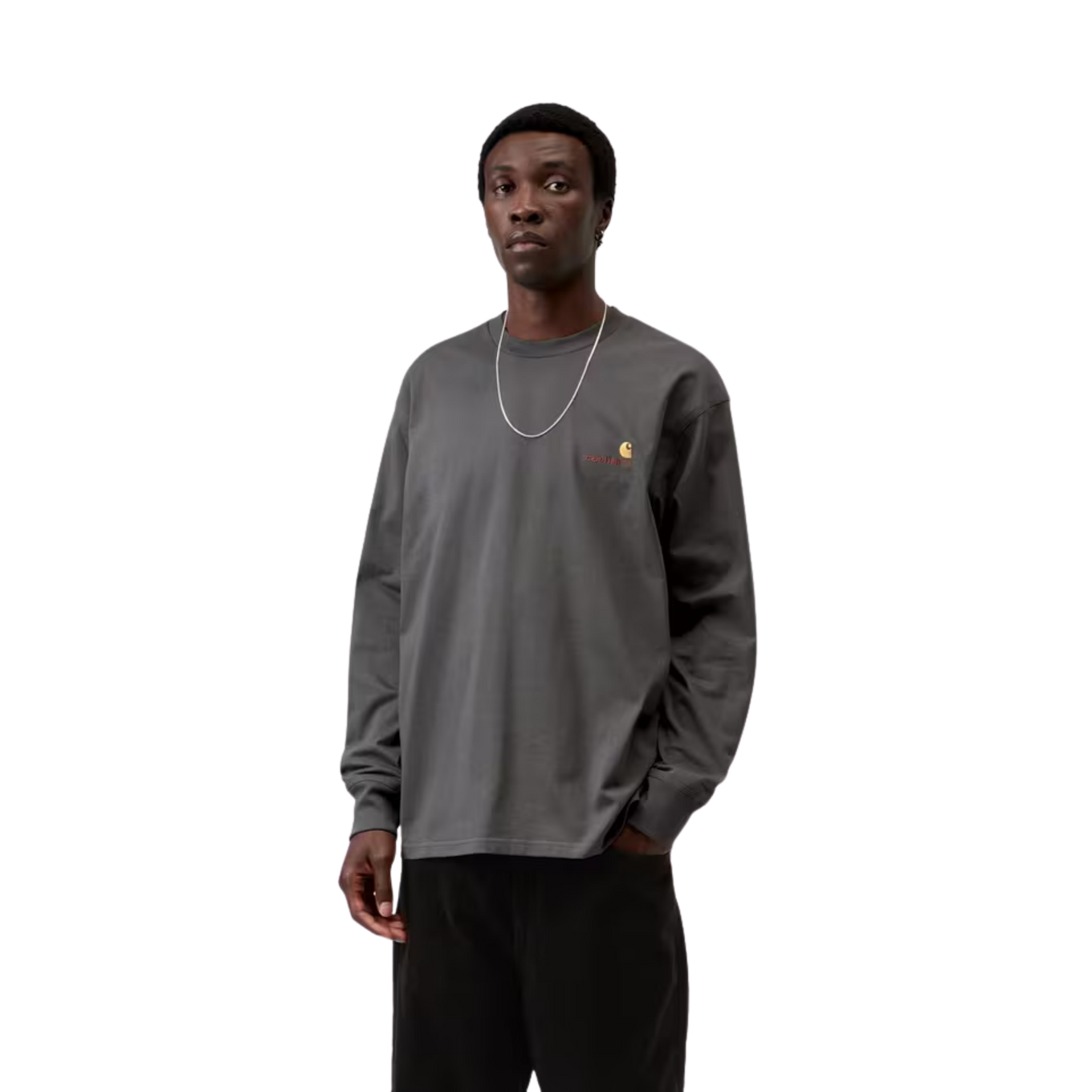 CARHARTT WIP L/S AMERICAN SCRIPT T-SHIRT