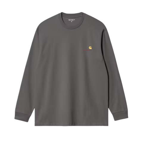 CARHARTT WIP L/S AMERICAN SCRIPT T-SHIRT