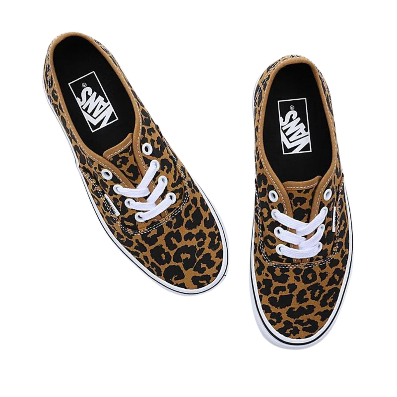 Vans authentic unisex clearance sneakers in leopard print
