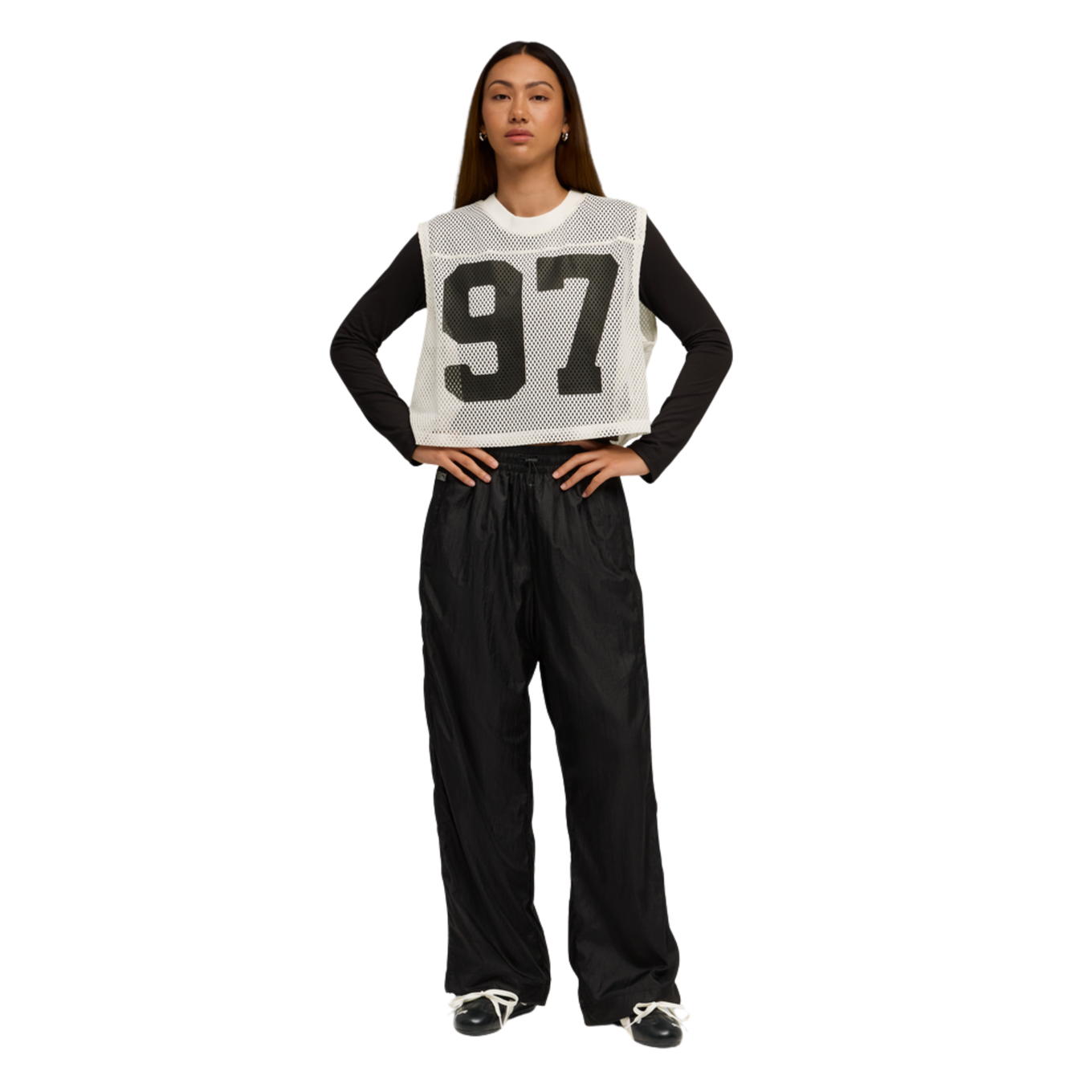 PUMA X ROSE RELAXED MESH TOP