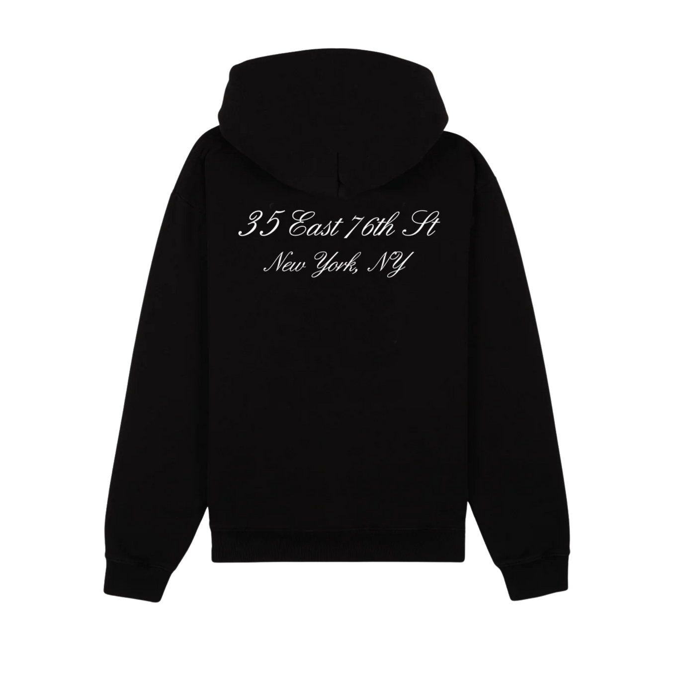 SPORTY & RICH THE CARLYLE SOUVENIR ZIPPER HOODIE