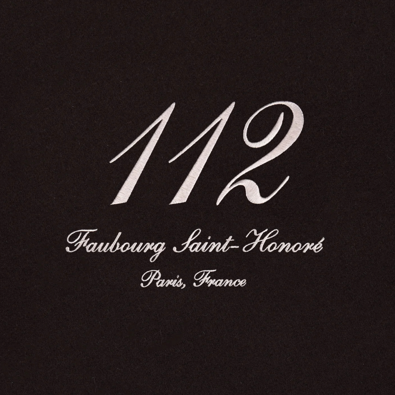 SPORTY & RICH FAUBOURG WOOL VARSITY JACKET