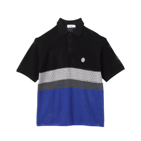 ATMOS CROCHET POLO SWEATER
