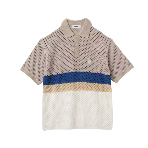 ATMOS CROCHET POLO SWEATER