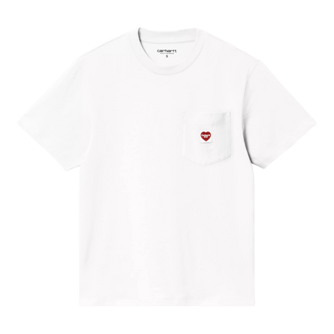 CARHARTT WIP W S/S POCKET SMALL HEART T-SHIRT