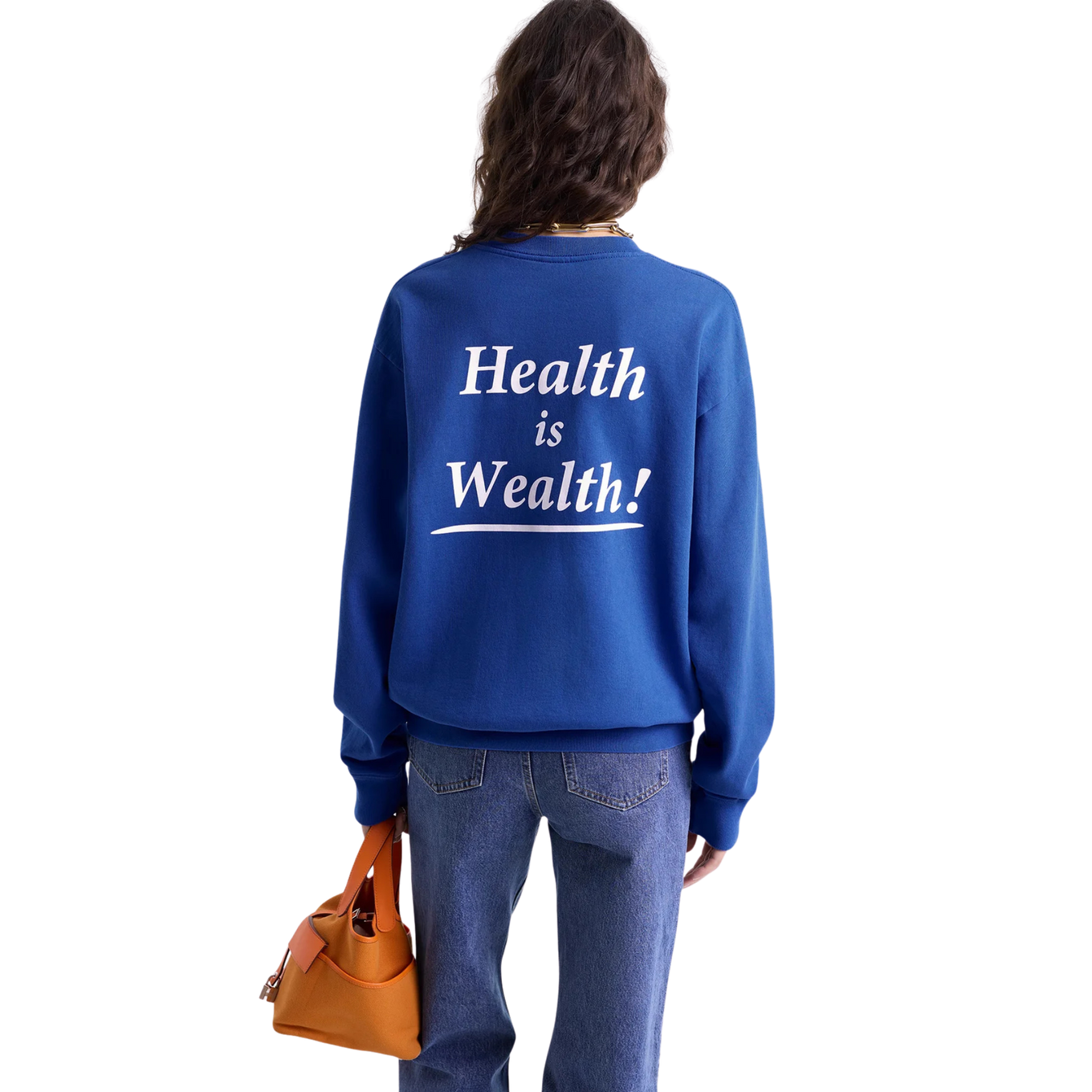 SPORTY & RICH HEALTH IS WEALTH CREWNECK