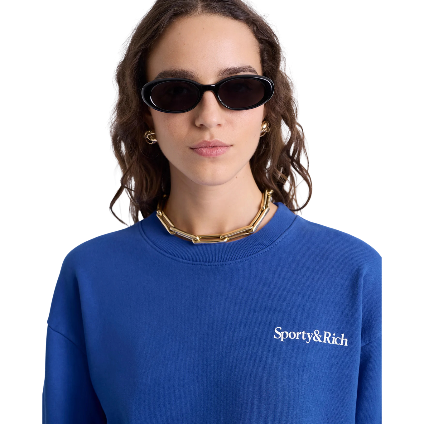 SPORTY & RICH HEALTH IS WEALTH CREWNECK