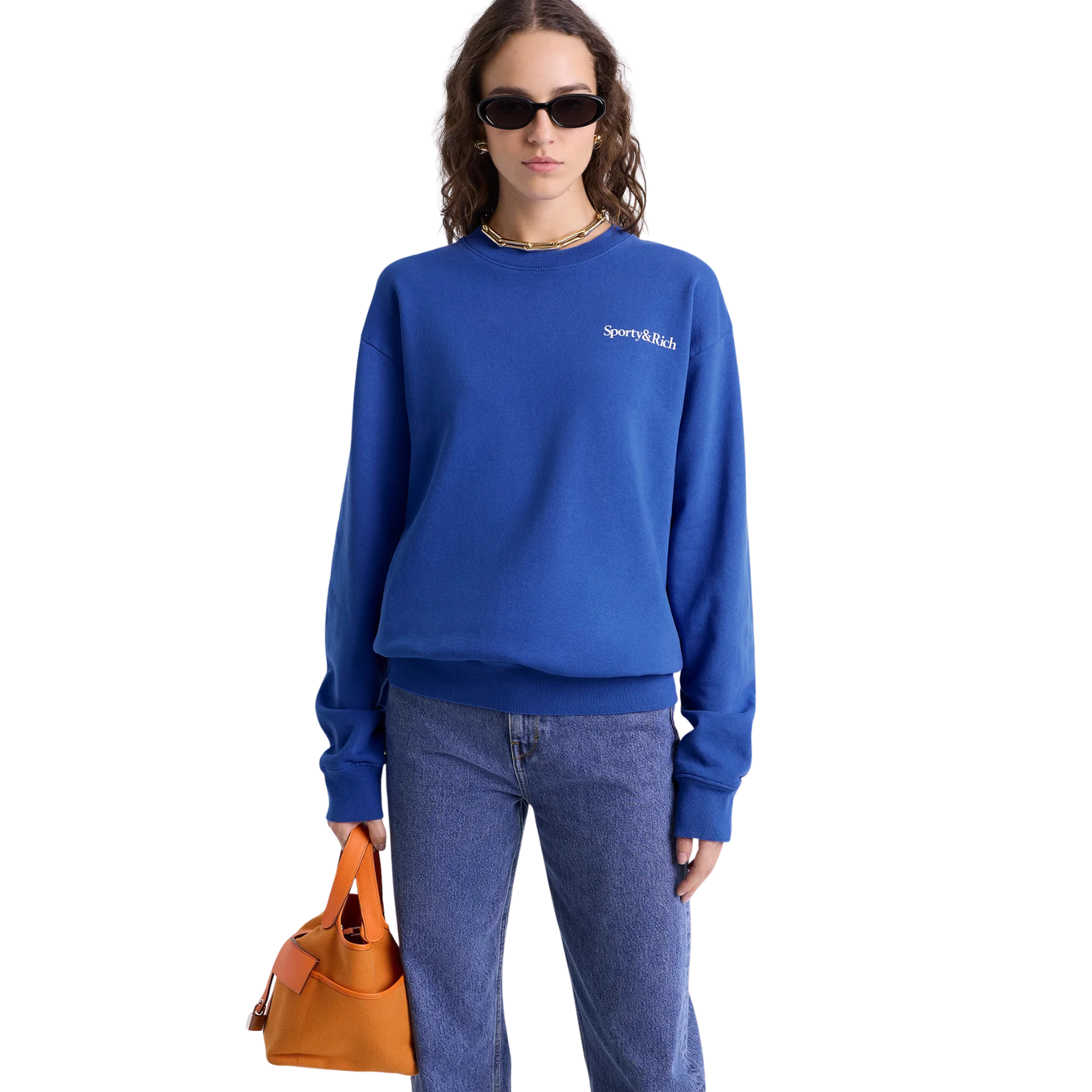 SPORTY & RICH HEALTH IS WEALTH CREWNECK