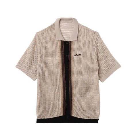 ATMOS SS GRADIENT KNIT SHIRT