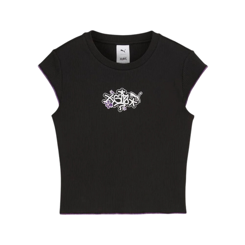 PUMA X X-GIRL RIBBED SLIM TEE
