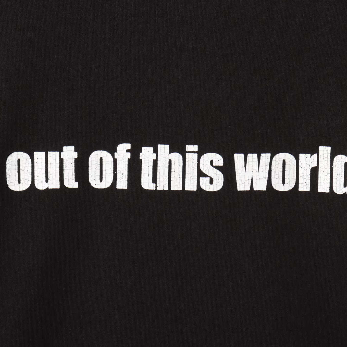 ATMOS TENKYU CRACK PRINT FACE T-SHIRT