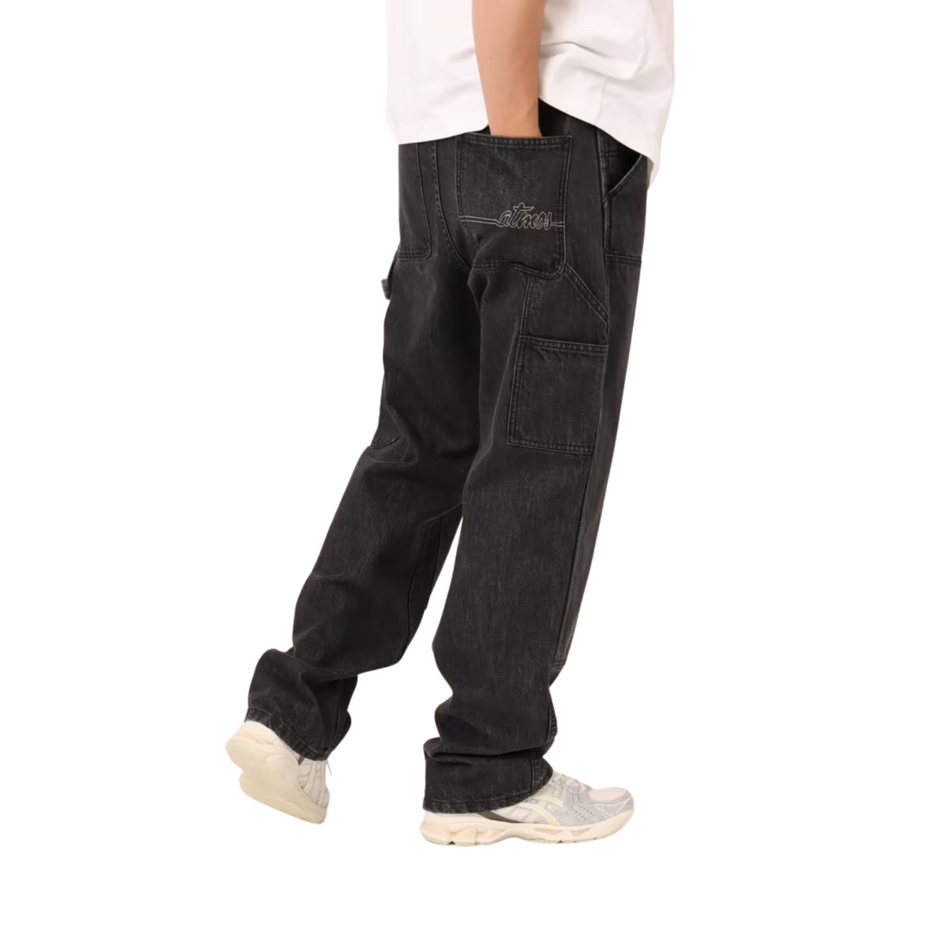 ATMOS DOUBLE KNEE DENIM PANTS