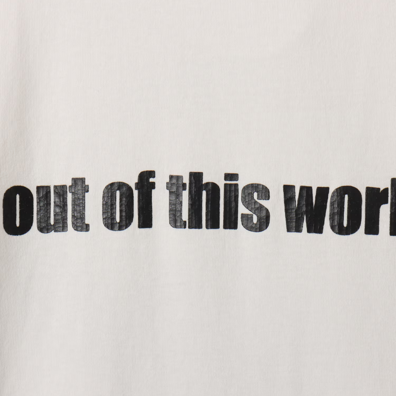 ATMOS TENKYU CRACK PRINT FACE T-SHIRT