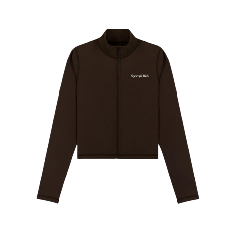 SPORTY & RICH SERIF LOGO SPORTS JACKET