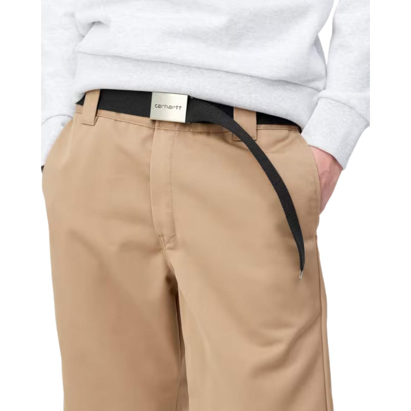 CARHARTT WIP CLIP BELT CHROME