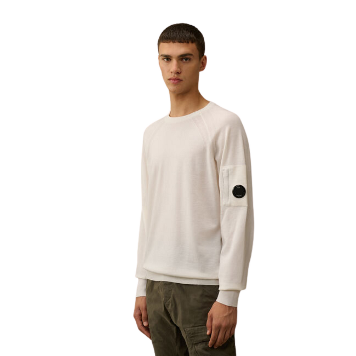 C.P. COMPANY EXTRA FINE MERINO WOOL CREW NECK KNIT