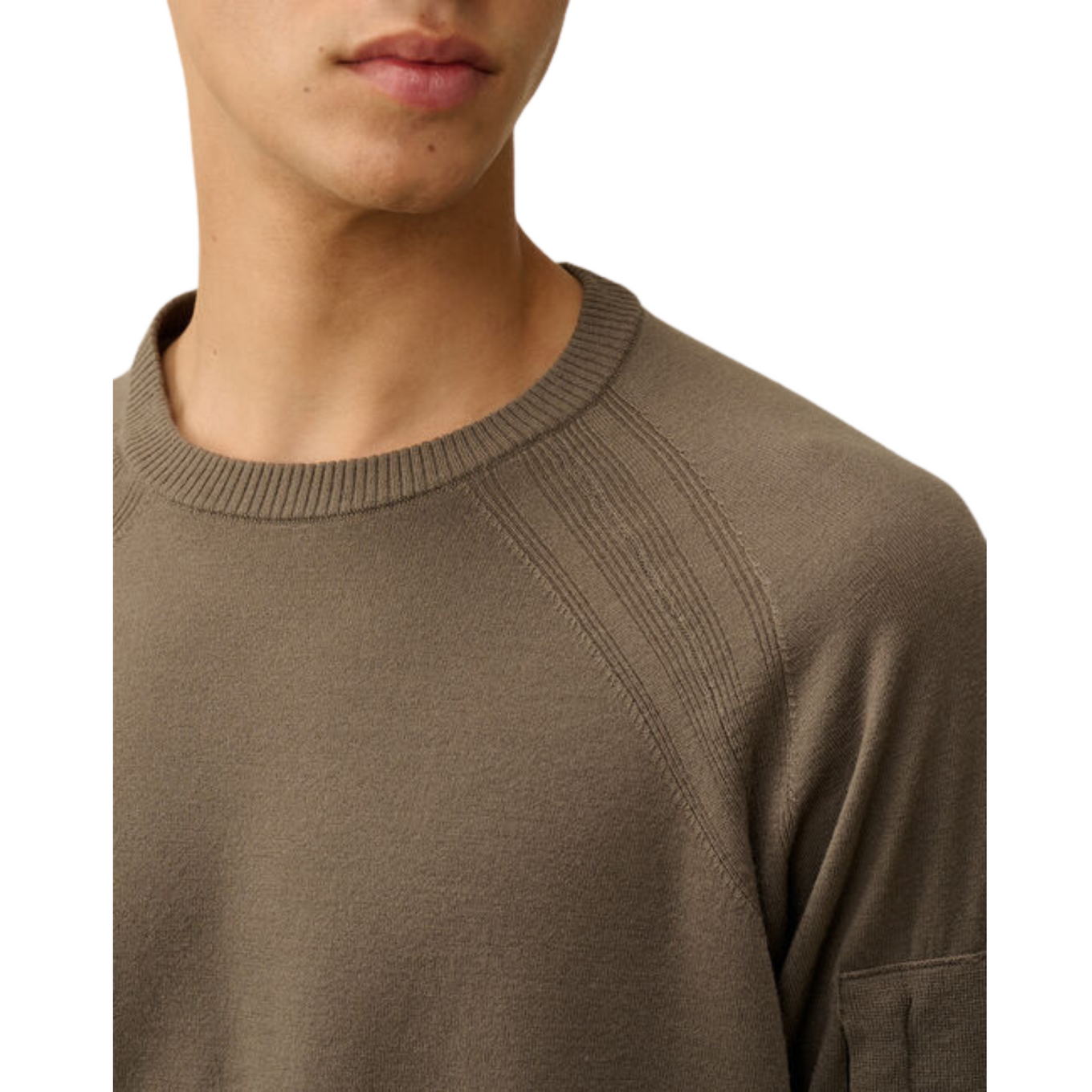 C.P. COMPANY EXTRA FINE MERINO WOOL CREW NECK KNIT