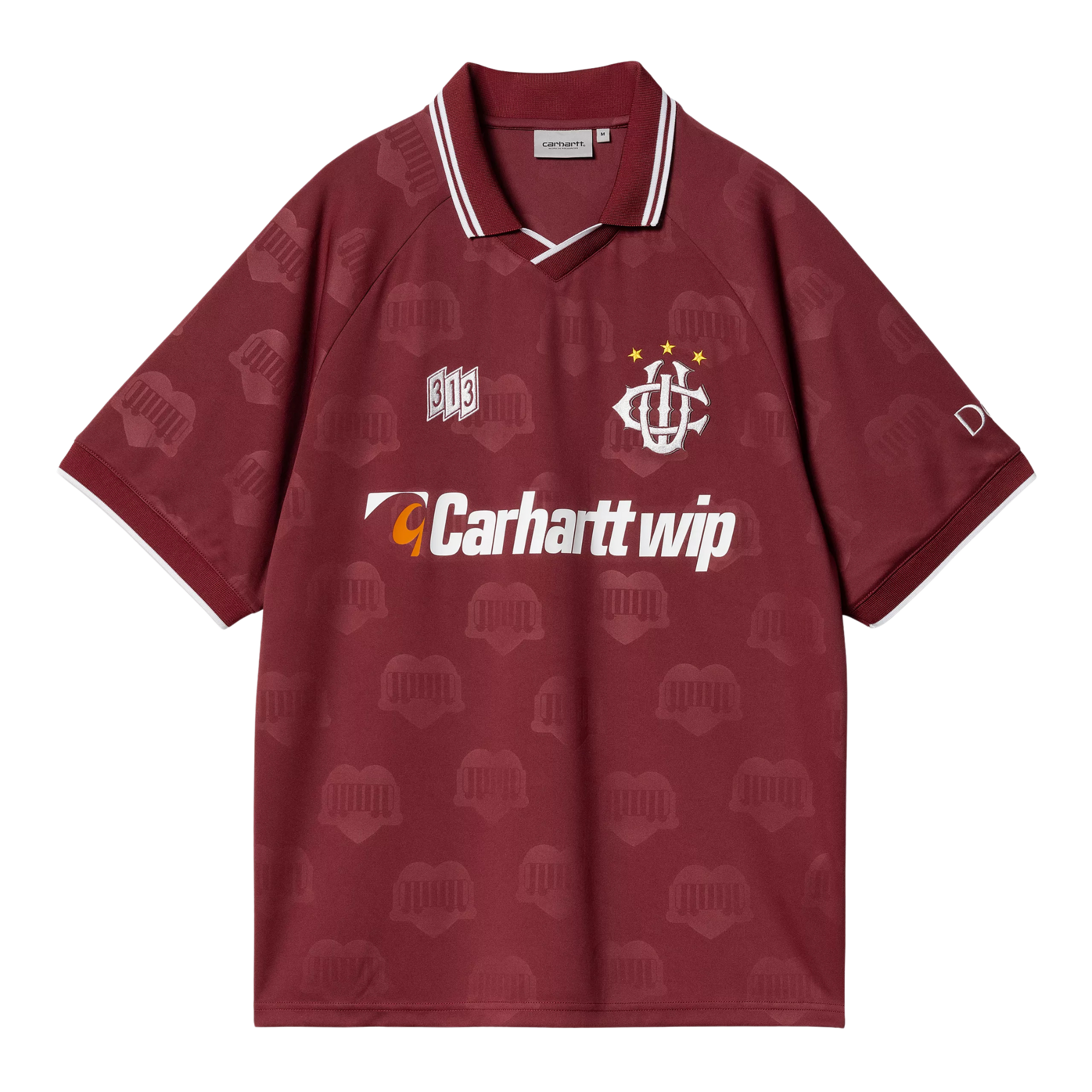 CarharttWIP S/S HARTT’S FOOTBALL T-SHIRT Carhartt WIP S/S Harttes Football T-Shirt Heart Train Jacquard