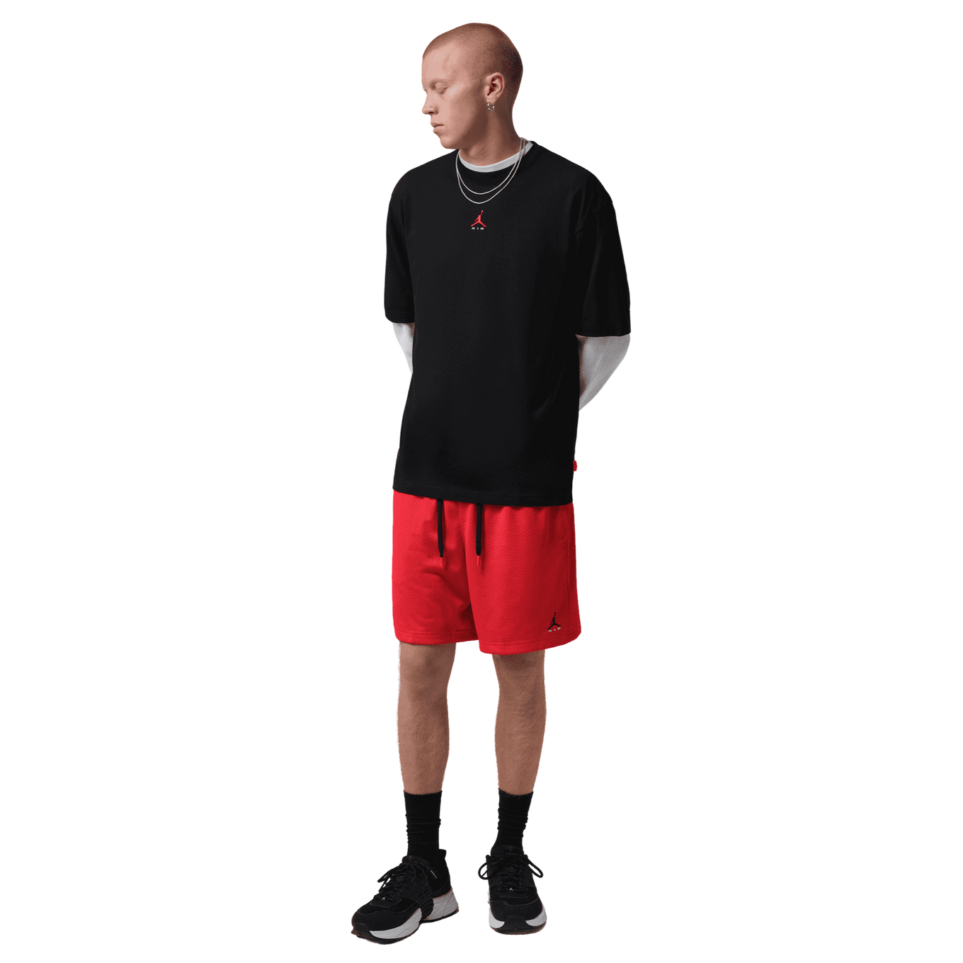 NIKE M J BRK LSR WM GFX SS CRW