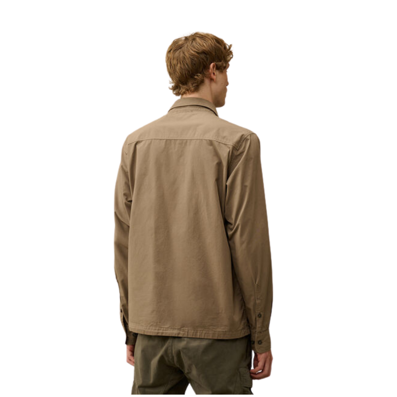 C.P. COMPANY ORGANIC GABARDINE ZIPPED OVERSHIRT