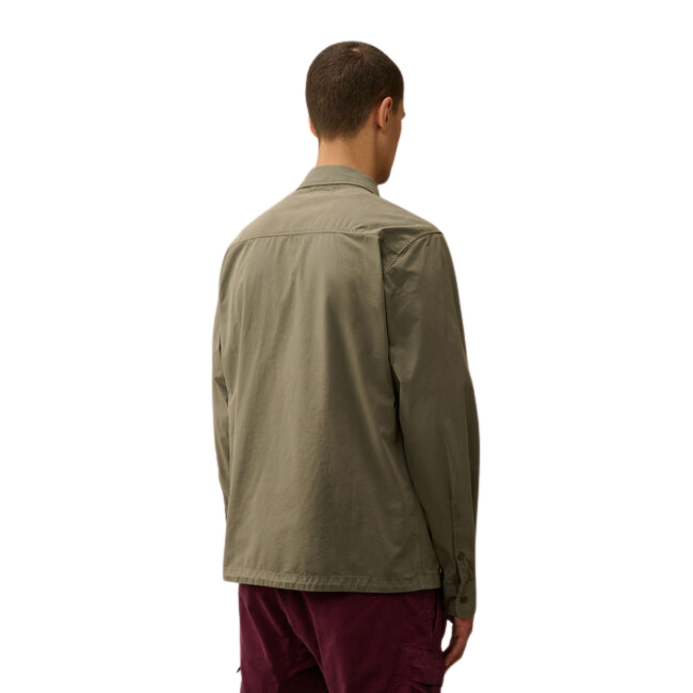 C.P. COMPANY ORGANIC GABARDINE ZIPPED OVERSHIRT