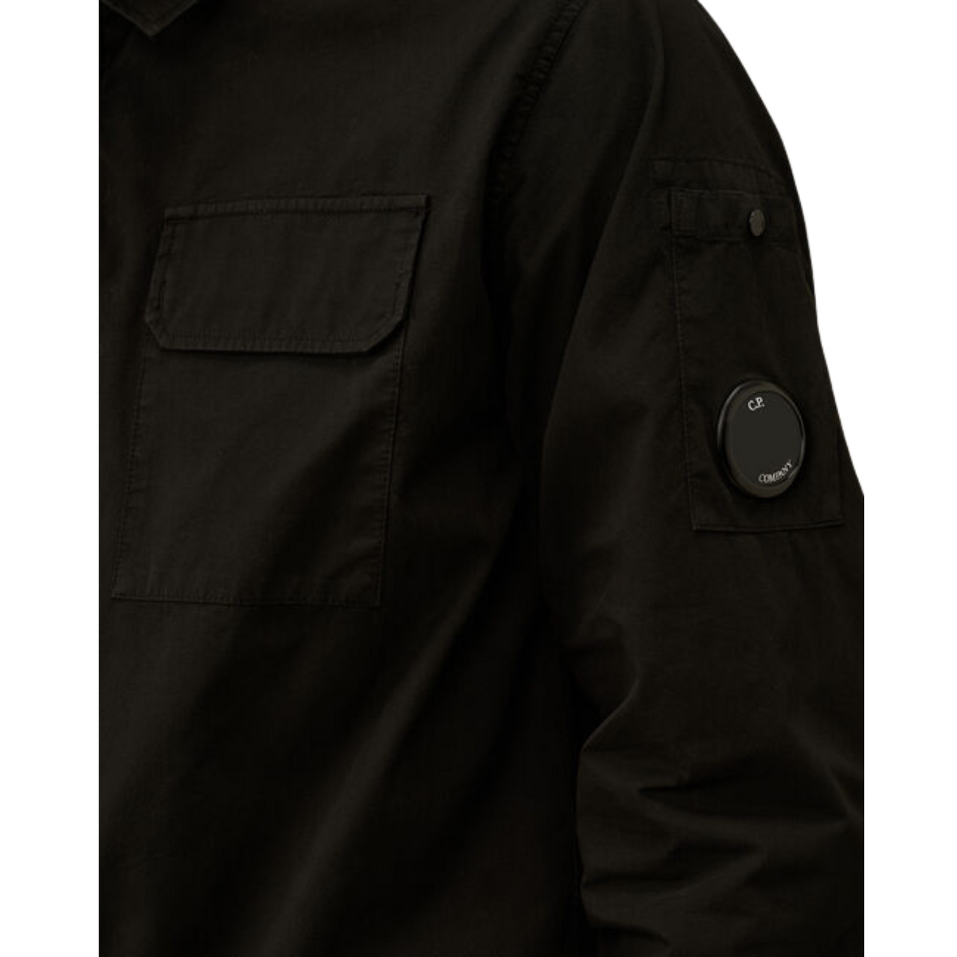 C.P. COMPANY ORGANIC GABARDINE ZIPPED OVERSHIRT