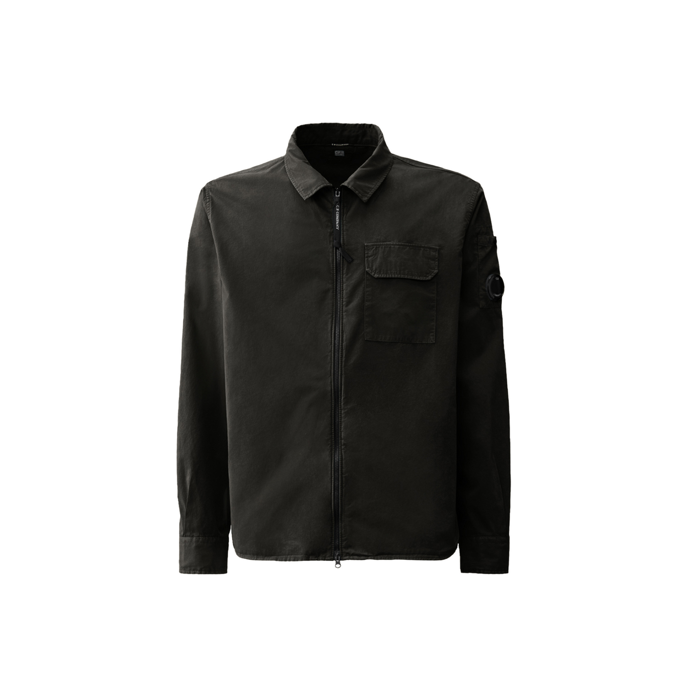 C.P. COMPANY ORGANIC GABARDINE ZIPPED OVERSHIRT