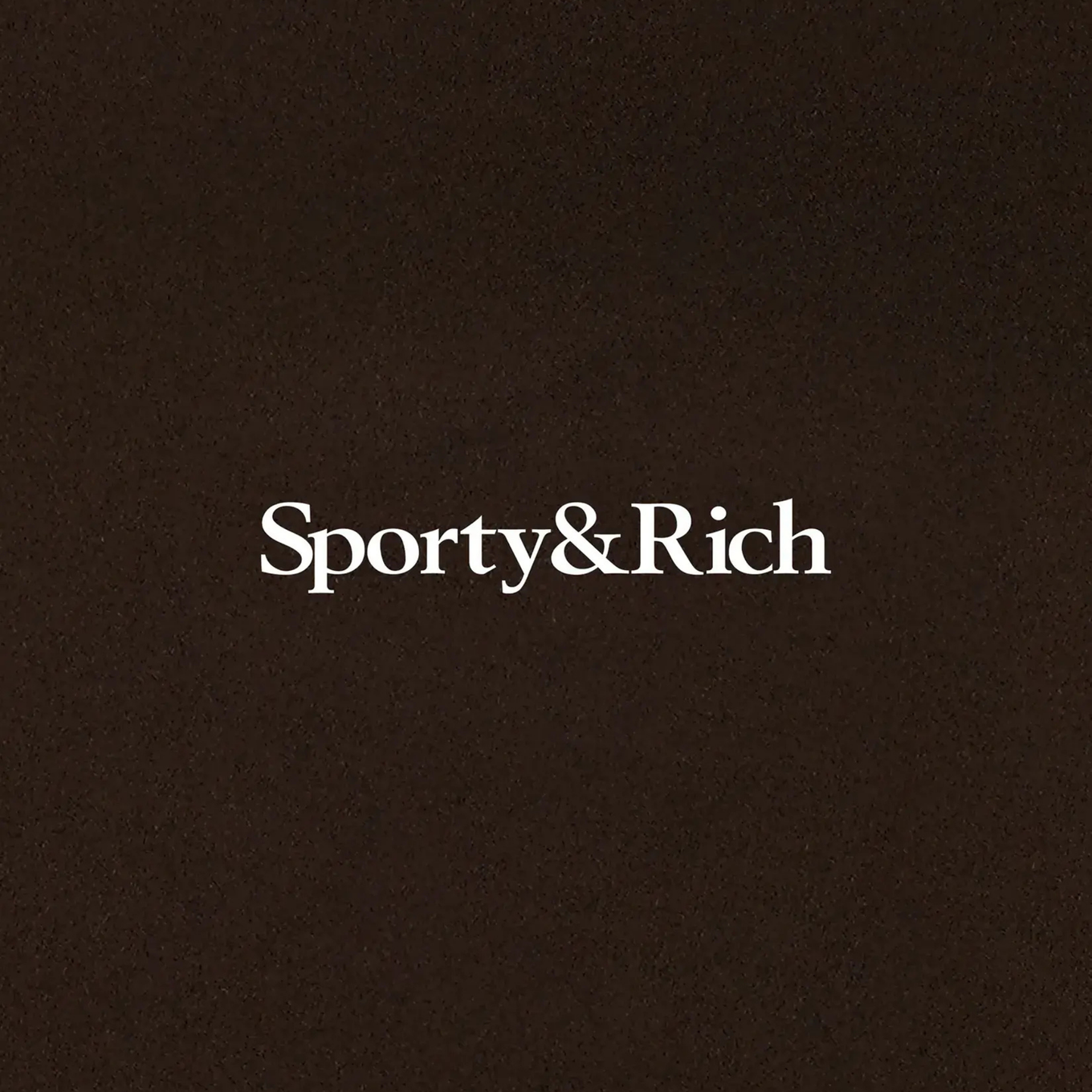 SPORTY & RICH SERIF LOGO MINI BIKER SHORT