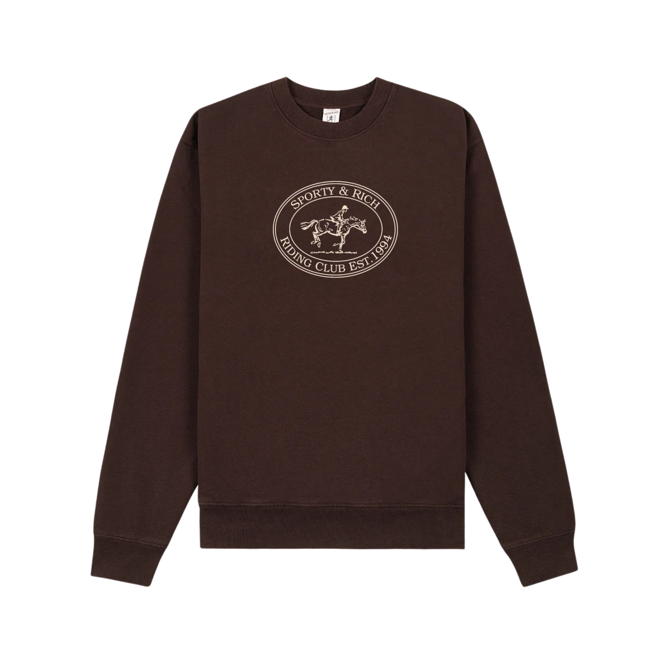 SPORTY AND RICH RIDING CLUB CREWNECK