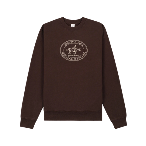 SPORTY AND RICH RIDING CLUB CREWNECK